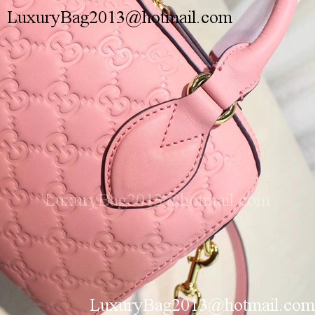 Gucci Joy mini Bag Signature Leather 475842 Pink