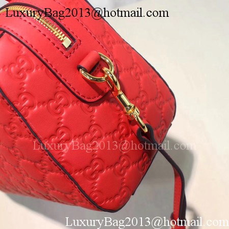 Gucci Joy mini Bag Signature Leather 475842 Red