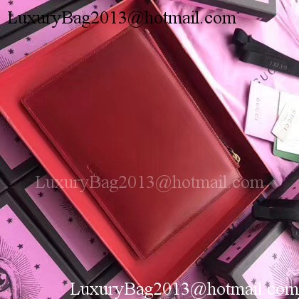 Gucci Original GG Canvas Clutch Cherries 475042 Red