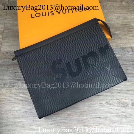 Louis Vuitton Epi Leather POCHETTE VOYAGE MM M30675 Black