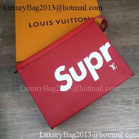 Louis Vuitton Epi Leather POCHETTE VOYAGE MM M30675 Red