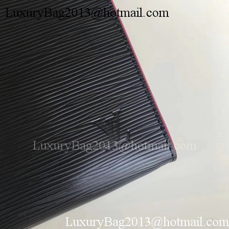 Louis Vuitton Epi Leather TOILETRY POUCH 26 M67184 Black&Rose