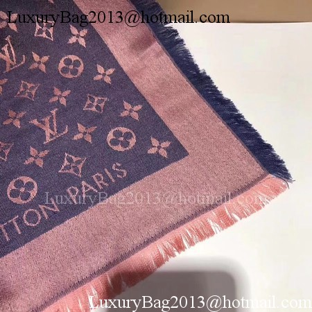 Louis Vuitton MONOGRAM DENIM Scarf M33695 Blue