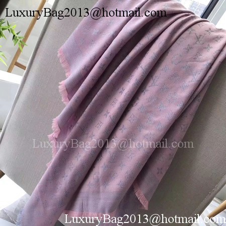 Louis Vuitton MONOGRAM DENIM Scarf M33695 Light Pink