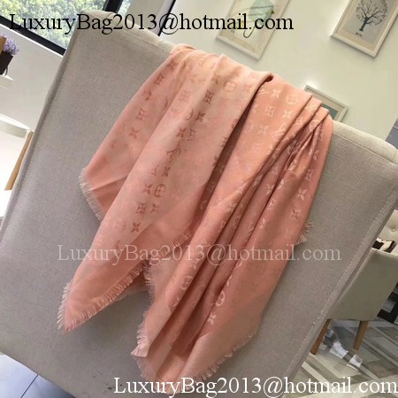 Louis Vuitton MONOGRAM DENIM Scarf M33695 Pink
