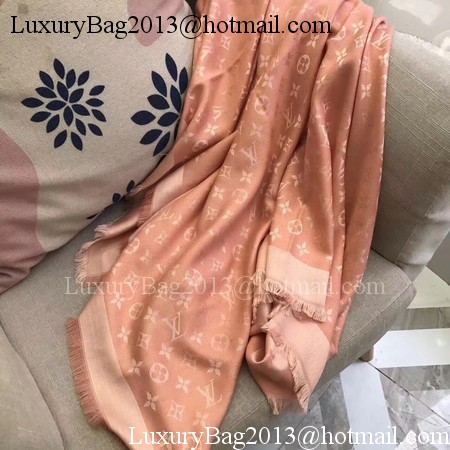 Louis Vuitton MONOGRAM DENIM Scarf M33695 Pink