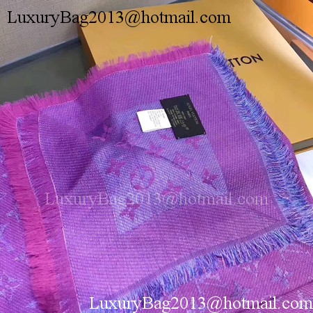 Louis Vuitton MONOGRAM DENIM Scarf M33695 Rose