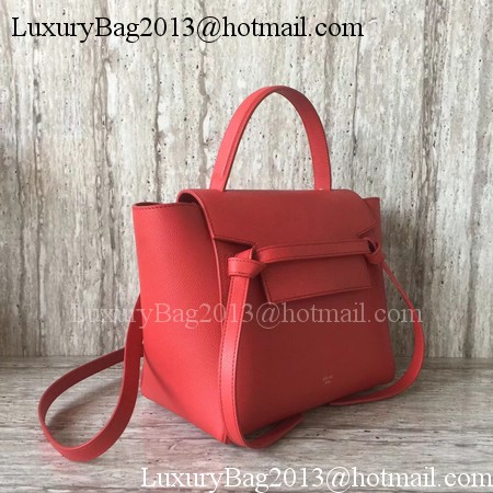 Celine Belt mini Bag Original Leather C98310 Red