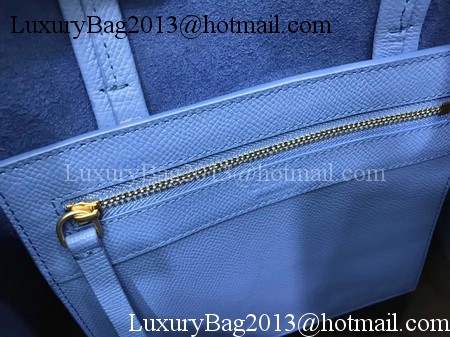 Celine Cabas Phantom Bags Original Leather C3365 Blue&Black