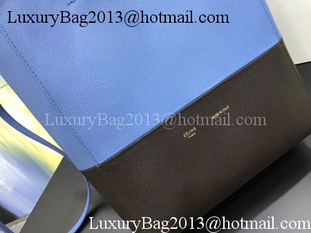 Celine Cabas Phantom Bags Original Leather C3365 Blue&Black