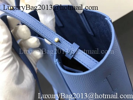 Celine Cabas Phantom Bags Original Leather C3365 Blue&Black