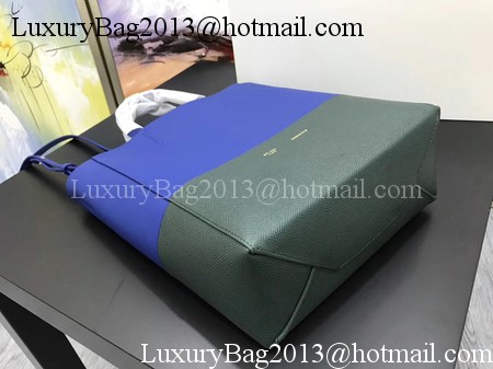 Celine Cabas Phantom Bags Original Leather C3365 Blue&Green