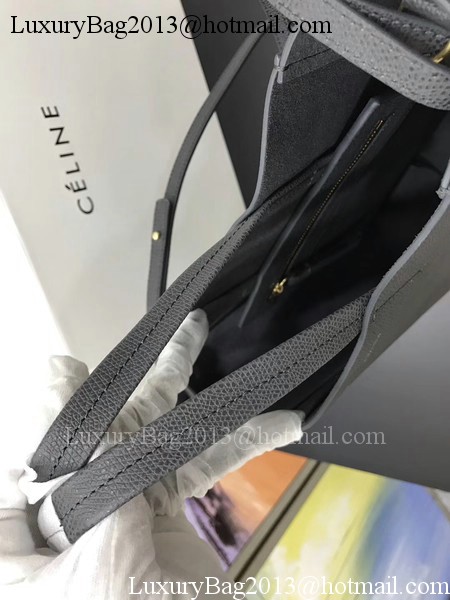Celine Cabas Phantom Bags Original Leather C3365 Deep Grey