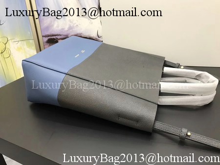 Celine Cabas Phantom Bags Original Leather C3365 Grey&Blue