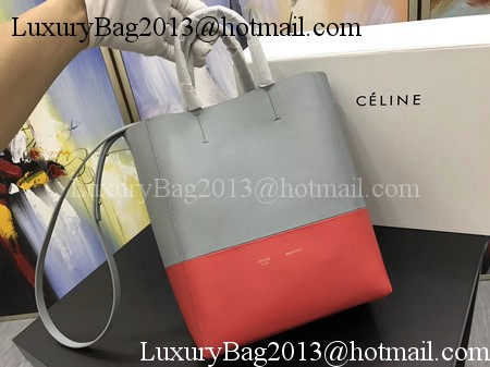 Celine Cabas Phantom Bags Original Leather C3365 Grey&Red