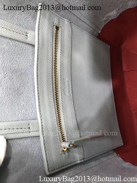 Celine Cabas Phantom Bags Original Leather C3365 Grey&Red