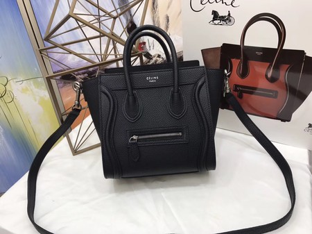 Celine Luggage Nano Tote Bag Original Leather CA3560 Black