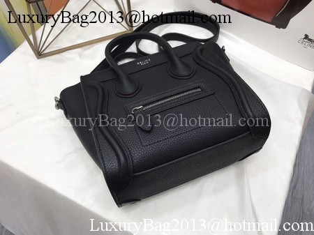 Celine Luggage Nano Tote Bag Original Leather CA3560 Black