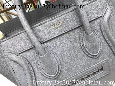 Celine Luggage Nano Tote Bag Original Leather CA3560 Grey