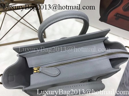 Celine Luggage Nano Tote Bag Original Leather CA3560 Grey
