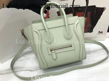 Celine Luggage Nano Tote Bag Original Leather CA3560 OffWhite