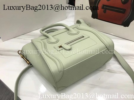 Celine Luggage Nano Tote Bag Original Leather CA3560 OffWhite