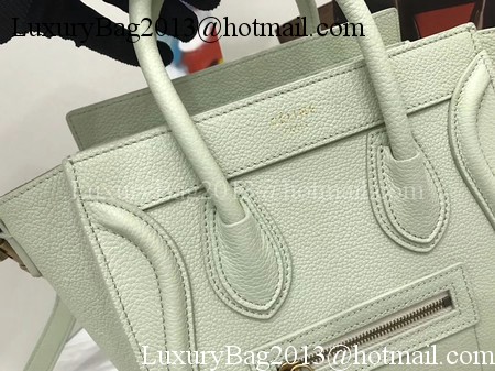 Celine Luggage Nano Tote Bag Original Leather CA3560 OffWhite