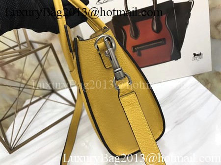 Celine Luggage Nano Tote Bag Original Leather CA3560 Yellow