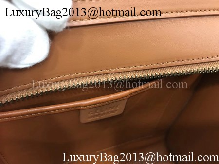 Celine Luggage Nano Tote Bag Original Leather CC3560 Brown