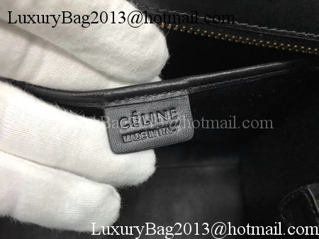 Celine Luggage Nano Tote Bag Original Leather CC3560 White&Black