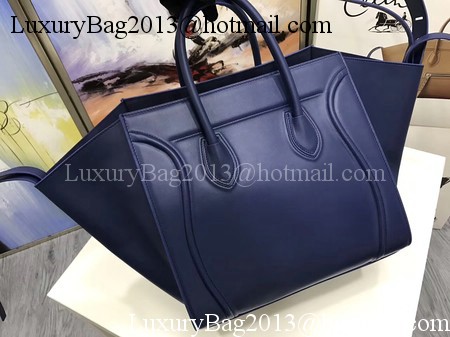 Celine Luggage Phantom Tote Bag Calfskin Leather CT3372 Blue
