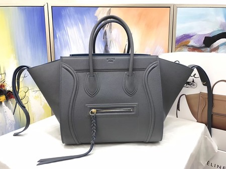 Celine Luggage Phantom Tote Bag Calfskin Leather CT3372 Deep Grey