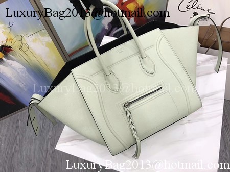 Celine Luggage Phantom Tote Bag Calfskin Leather CT3372 Light Grey