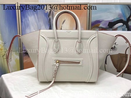 Celine Luggage Phantom Tote Bag Calfskin Leather CT3372 OffWhite