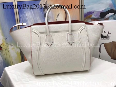 Celine Luggage Phantom Tote Bag Calfskin Leather CT3372 OffWhite