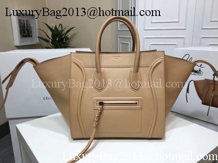 Celine Luggage Phantom Tote Bag Smooth Leather CT3372 Apricot
