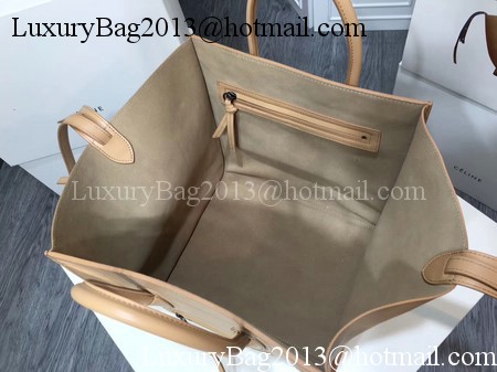 Celine Luggage Phantom Tote Bag Smooth Leather CT3372 Apricot