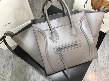 Celine Luggage Phantom Tote Bag Smooth Leather CT3372 Grey