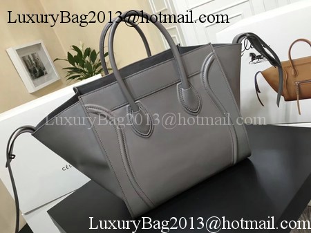 Celine Luggage Phantom Tote Bag Smooth Leather CT3372 Grey