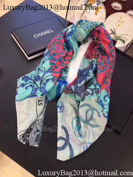 Chanel Scarf A2826 Green