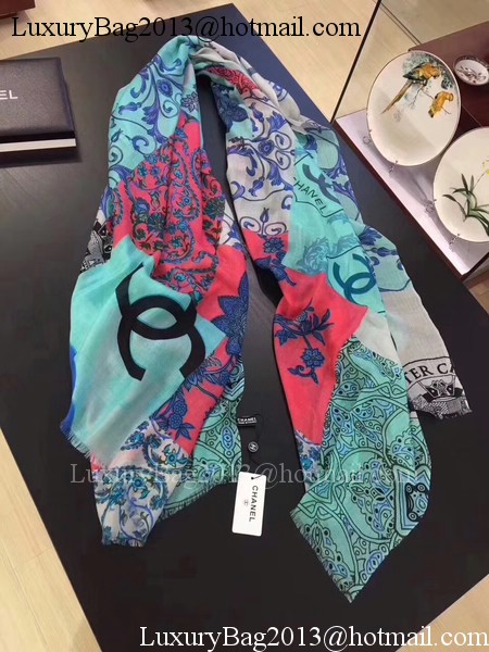 Chanel Scarf A2826 Green