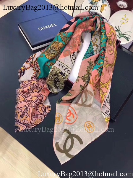 Chanel Scarf A2826 Pink