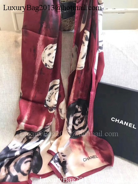 Chanel Scarf C1765 Red