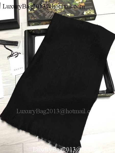 Gucci Scarf G2827 Black