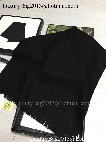 Gucci Scarf G2827 Black