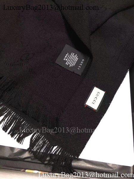 Gucci Scarf G2827 Black