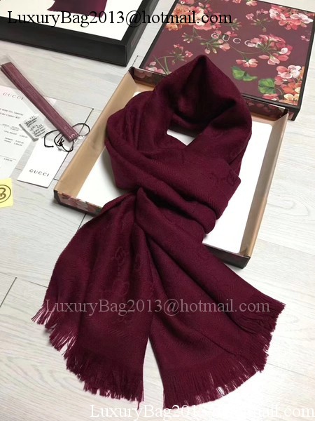 Gucci Scarf G2827 Wine