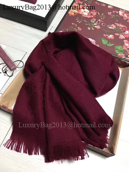 Gucci Scarf G2827 Wine