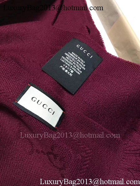 Gucci Scarf G2827 Wine