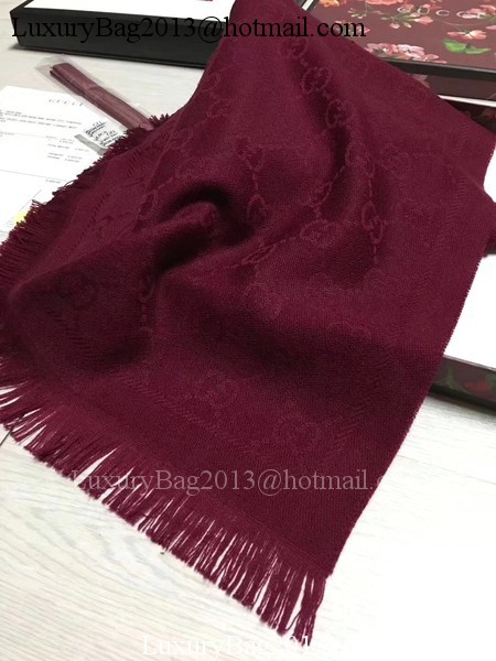 Gucci Scarf G2827 Wine